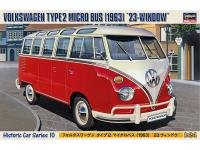 Hasegawa 1/24 Volkswagen Type2 Micro Bus (1963) '23-Window' (HC10) English Color Guide  Paint Conversion Chart