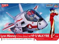 Hasegawa 1/24 Lynn Minmay (China Dress) w/ VF-1J Valkyrie (65847) English Color Guide  Paint Conversion Chart
