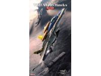 Hasegawa 1/72 VF-0C VMFAT 203 Hawks (65785) English Color Guide  Paint Conversion Chart