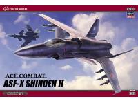 Hasegawa 1/72 ACE COMBAT ASF-X SHINDEN II (CW03) English Color Guide  Paint Conversion Chart