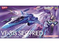 Hasegawa 1/72 VF-31S SIEGFRIED Mikumo Guynemer Color Macross Delta the Movie (65864) English Color Guide  Paint Conversion Chart