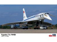 Hasegawa 1/144 Tupolev Tu-144D (10833) English Color Guide  Paint Conversion Chart