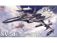 Hasegawa 1/72 SV-51ÃŽÂ³ w/ TWINBOOSTER 'MACROSS ZERO' (65776) English Color Guide  Paint Conversion Chart