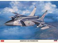 Hasegawa 1/72 MIKOYAN-31B FOXHOUND (02321) English Color Guide  Paint Conversion Chart