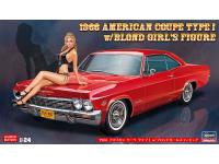 Hasegawa 1/24 1966 AMERICAN COUPE TYPE I w/ BLOND GIRL'S FIGURE(SP402) English Color Guide  Paint Conversion Chart