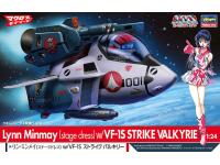 Hasegawa 1/24 Lynn Minmay [stage dress] w/ VF-1S STRIKE VALKYRIE(65863) English Color Guide  Paint Conversion Chart