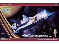 Hasegawa 1/400 MINERVA (OVA VERSION) w/ ALFIN FIGURE (SWIMMING COSTUME) CRUSHER JOE(64777) English Color Guide  Paint Conversion Chart