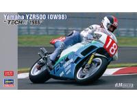 Hasegawa 1/12 Yamaha YZR500 (OW98) TECH21 1988 (21727) English Color Guide  Paint Conversion Chart