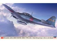 Hasegawa 1/32 Mitsubishi A6M5c ZERO FIGHTER (ZEKE) TYPE 52 Hei 252nd Flying Group w/ Air-to-Air Bombs(08257) English Color Guide  Paint Conversion Chart