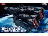 Hasegawa 1/4000 SDF-1 MACROSS w/ PROMETHEUS  DAEDALUS(65830) English Color Guide  Paint Conversion Chart