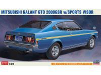 Hasegawa 1/24 MITSUBISHI GALANT GTO 2000GSR w/SPORTS VISOR (20408) English Color Guide  Paint Conversion Chart