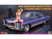 Hasegawa 1/24 1966 AMERICAN COUPE TYPE P w/ BLOND GIRL'S FIGURE (SP424) English Color Guide  Paint Conversion Chart