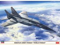 Hasegawa 1/72 MIKOYAN-25RBT FOXBAT WORLD FOXBAT (02308) English Color Guide  Paint Conversion Chart