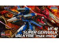 Hasegawa 1/72 SUPER GERWALK VALKYRIE 'max/miria' (65829) English Color Guide  Paint Conversion Chart