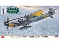 Hasegawa 1/48 Messerschmitt Bf109G-6 'JUUTILAINEN' w/ FIGURE (07494) English Color Guide  Paint Conversion Chart