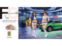 Hasegawa 1/24 COMPANION GIRLS FIGURE - FIGURE COLLECTION 05 (FC05) English Color Guide  Paint Conversion Chart
