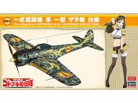 Hasegawa 1/48 [The Magnificent KOTOBUKI] Ki-43-I HAYABUSA (OSCAR) ZARA (SP410) English Color Guide  Paint Conversion Chart