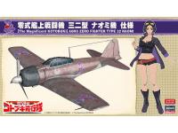 Hasegawa 1/48 [The Magnificent KOTOBUKI] A6M3 ZERO FIGHTER TYPE 32 NAOMI (SP407) English Color Guide  Paint Conversion Chart