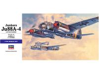 Hasegawa 1/72 Junkers Ju88A-4 (E25) English Color Guide  Paint Conversion Chart