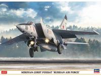 Hasegawa 1/72 MIKOYAN-25RBT FOXBAT 'RUSSIAN AIR FORCE' (02304) English Color Guide  Paint Conversion Chart