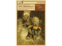 Hasegawa 1/20 Robot Battle V MK44 AMMOKNIGHTS (Smart Gun Equipment Type  Fixed Armgun Type) Maschinen Krieger 44 Type (64107) English Color Guide  Paint Conversion Chart