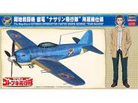 Hasegawa 1/48 [The Magnificent KOTOBUKI] INTERCEPTOR FIGHTER SHIDEN (GEORGE) TEAM NAZARIN (SP400) English Color Guide  Paint Conversion Chart