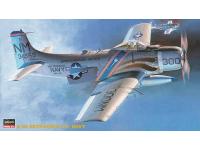 Hasegawa 1/72 A-1H SKYRAIDER 'U.S. NAVY' (BP6) English Color Guide  Paint Conversion Chart