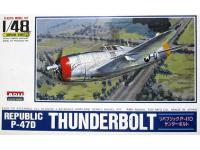 Arii/Microace 1/48 Republic P-47D Thunderbolt (16) Manual, Color Guide  Paint Conversion Chart