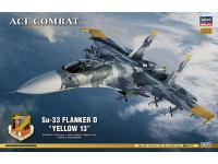 Hasegawa 1/72 Su-33 FLANKER D 'YELLOW 13' ACE COMBAT (SP312) English Color Guide  Paint Conversion Chart