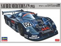 Hasegawa 1/24 SAUBER MERCEDES C9 1988 (20273) English Color Guide  Paint Conversion Chart