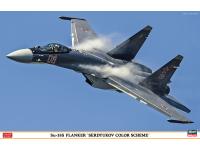 Hasegawa 1/72 Su-35S FLANKER 'SERDYUKOV COLOR SCHEME' (02288) English Color Guide  Paint Conversion Chart
