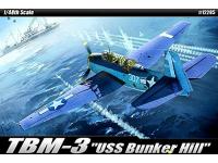 Academy 1/48 TBM-3 USS Bunker Hill Avenger (12285) English Color Guide