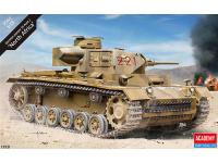 Academy 1/35 German Panzer III Aust.J 'North Africa' (13531) English Color Guide  Paint Conversion Chart