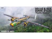 Academy 1/48 USAAF B-25D PACIFIC THEATRE(12328) English Color Guide  Paint Conversion Chart