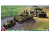 Hasegawa 1/72 M24 CHAFFEE  M3A1 HALF TRACK  1/4 ton 4X4 UTILITY TRUCK  J.G.S.D.F./N.P.R. (30056) English Color Guide  Paint Conversion Chart