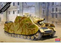 Academy 1/35 German Strumpanzer IV Brummbar Ver.Mid (13525) English Color Guide  Paint Conversion Chart