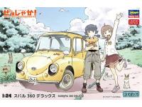 Hasegawa 1/24 SUBARU 360 DELUXE ZESSHAKA (SP381) English Color Guide  Paint Conversion Chart