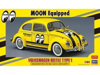 Hasegawa 1/24 VOLKSWAGEN BEETLE TYPE 1 'MOON Equipped' (20357) English Color Guide  Paint Conversion Chart