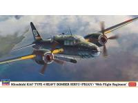 Hasegawa 1/72 Mitsubishi Ki67 TYPE 4 HEAVY BOMBER HIRYU (PEGGY) '98th Flight Regiment' (02282) English Color Guide  Paint Conversion Chart