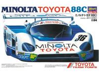 Hasegawa 1/24 MINOLTA TOYOTA 88C (20236) English Color Guide  Paint Conversion Chart