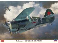 Hasegawa 1/48 Polikarpov I-153 'U.S.S.R. AIR FORCE' (07466) English Color Guide  Paint Conversion Chart