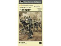 Hasegawa 1/20 Humanoid Type Unmanned Interceptor Grose Hund Ausf.K 'KYKLOP' (64106) English Color Guide  Paint Conversion Chart