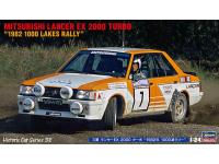 Hasegawa 1/24 MITSUBISHI LANCER EX 2000 TURBO 1982 1000 LAKES RALLY (HC38) English Color Guide  Paint Conversion Chart