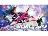 Hasegawa 1/72 Sv-262Ba DRAKEN III Mirage w/ LILLDRAKEN Macross Delta the Movie (65843) English Color Guide  Paint Conversion Chart