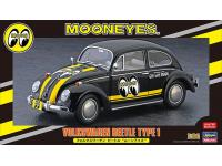 Hasegawa 1/24 VOLKSWAGEN BEETLE TYPE1 'MOONEYES' (20338) English Color Guide  Paint Conversion Chart