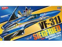 Hasegawa 1/72 VF-31J SIEGFRIED Macross 35th Anniversary (65842) English Color Guide  Paint Conversion Chart