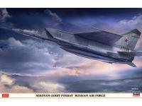 Hasegawa 1/48 MIKOYAN-25RBT FOXBAT 'RUSSIAN AIR FORCE' (07462) English Color Guide  Paint Conversion Chart