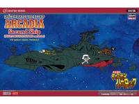 Hasegawa 1/1500 SPACE BATTLESHIP ARCADIA Second Ship (PHANTOM DEATH SHADOW Conversion) (Original comic version) (64756) English Color Guide  Paint Conversion Chart