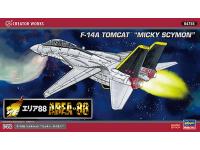 Hasegawa 1/72 AREA-88 F-14A TOMCAT 'MICKY SCYMON' (64755) English Color Guide  Paint Conversion Chart