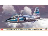 Hasegawa 1/48 F-104 STARFIGHTER (G Version) (Two seater) 'DEMONSTRATOR' (07459) English Color Guide  Paint Conversion Chart